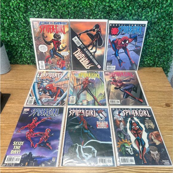 Lot of 9 Spider Girl Comic Books #90 #65 #42 #52 #35 #53 #40 #57 #32 - Picture 1 of 11